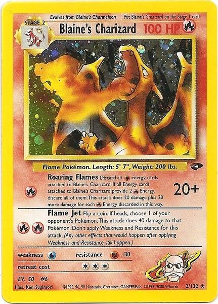 Blaine's Charizard (2/132) [Gym Challenge Unlimited] | Exor Games Dartmouth