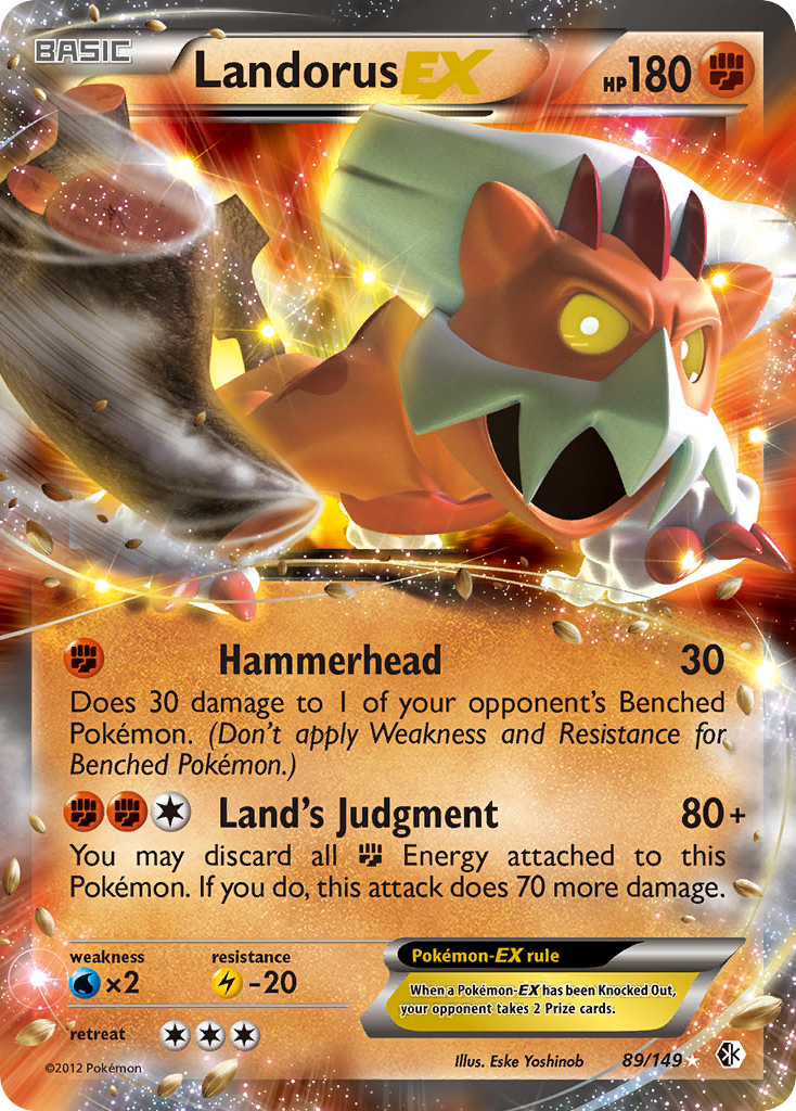 Landorus EX (89/149) [Black & White: Boundaries Crossed] | Exor Games Dartmouth