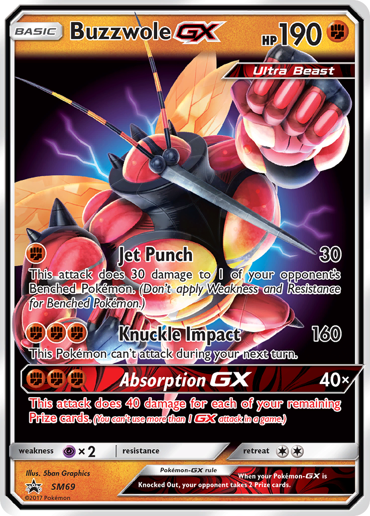 Buzzwole GX (SM69) [Sun & Moon: Black Star Promos] | Exor Games Dartmouth