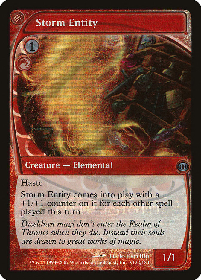 Storm Entity [Future Sight Promos] | Exor Games Dartmouth