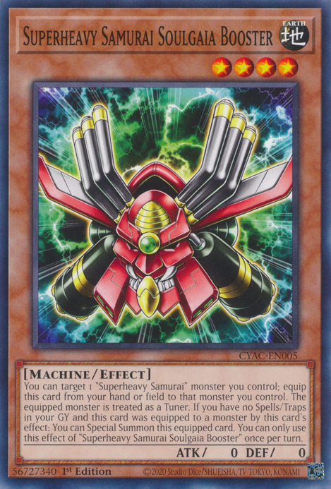 Superheavy Samurai Soulgaia Booster [CYAC-EN005] Common | Exor Games Dartmouth