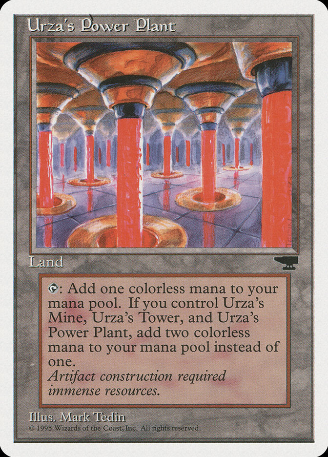 Urza's Power Plant (Red Columns) [Chronicles] | Exor Games Dartmouth