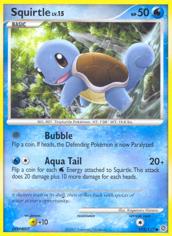 Squirtle (112/132) [Diamond & Pearl: Secret Wonders] | Exor Games Dartmouth