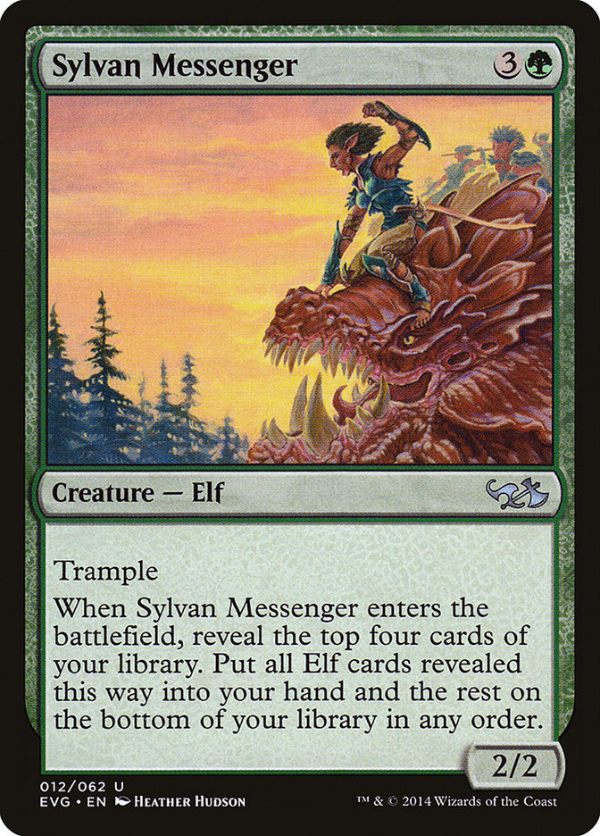 Sylvan Messenger (Elves vs. Goblins) [Duel Decks Anthology] | Exor Games Dartmouth