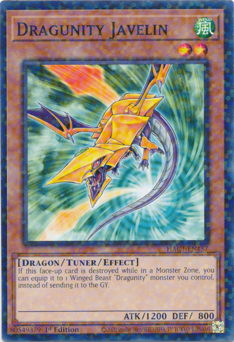 Dragunity Javelin (Duel Terminal) [HAC1-EN157] Common | Exor Games Dartmouth