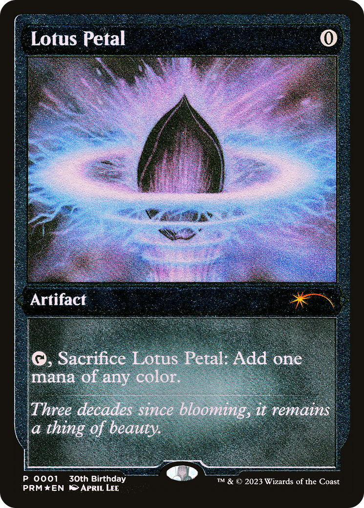 Lotus Petal (Foil Etched) [30th Anniversary Promos] | Exor Games Dartmouth