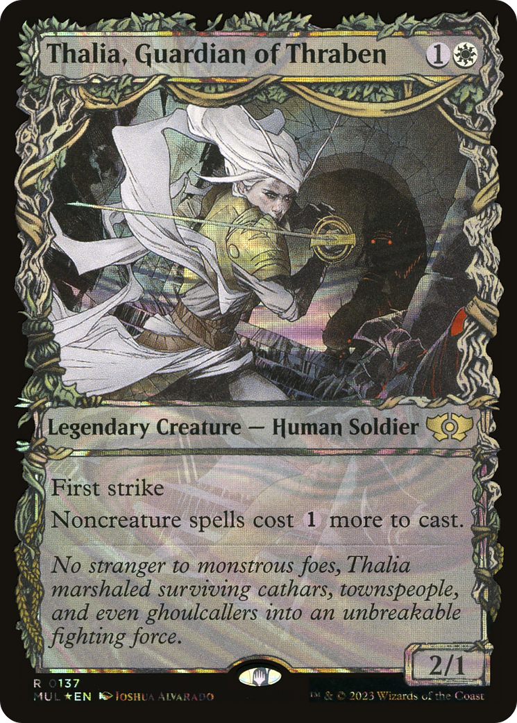 Thalia, Guardian of Thraben (Halo Foil) [Multiverse Legends] | Exor Games Dartmouth