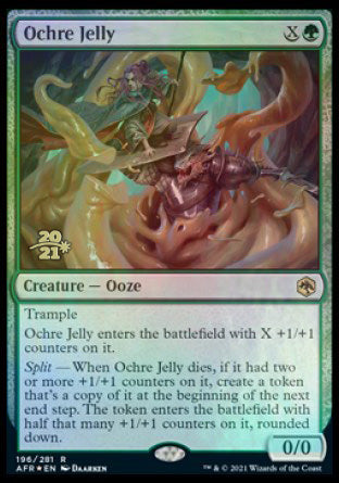 Ochre Jelly [Dungeons & Dragons: Adventures in the Forgotten Realms Prerelease Promos] | Exor Games Dartmouth