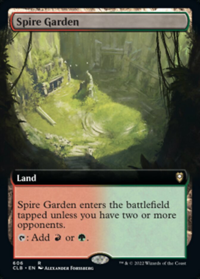 Spire Garden (Extended Art) [Commander Legends: Battle for Baldur's Gate] | Exor Games Dartmouth