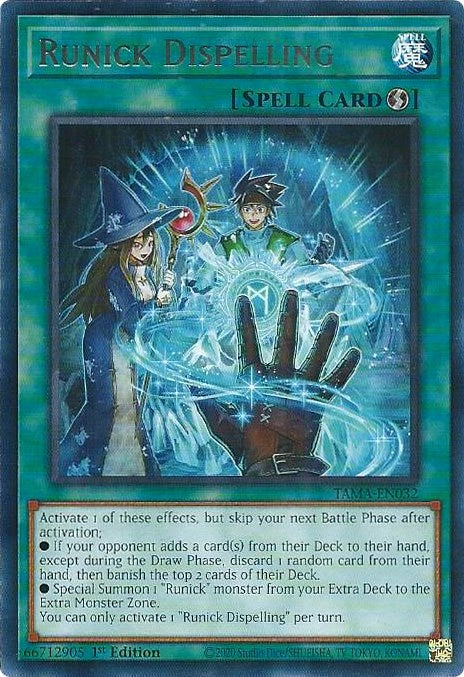 Runick Dispelling [TAMA-EN032] Rare | Exor Games Dartmouth