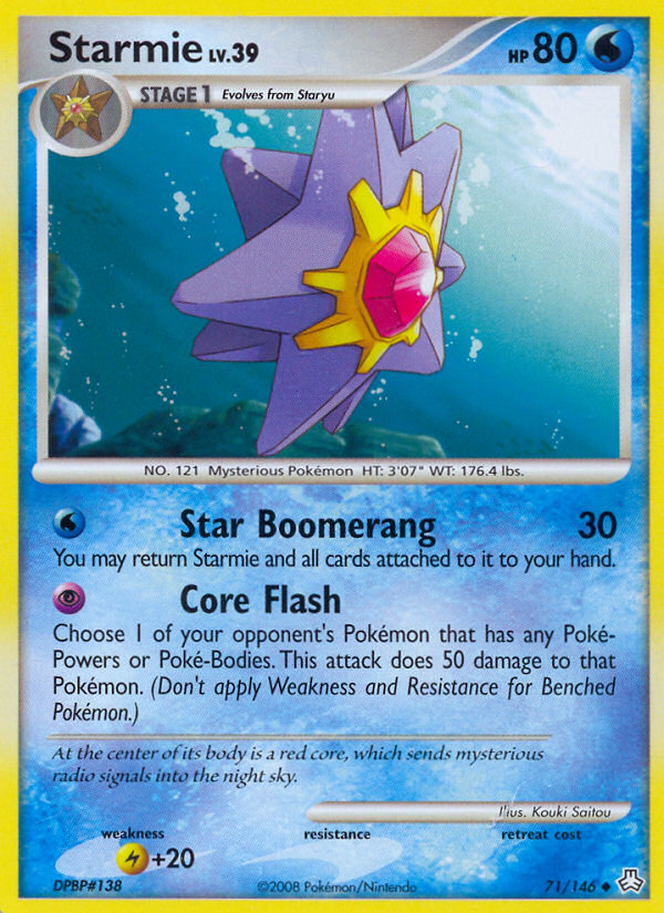 Starmie (71/146) [Diamond & Pearl: Legends Awakened] | Exor Games Dartmouth