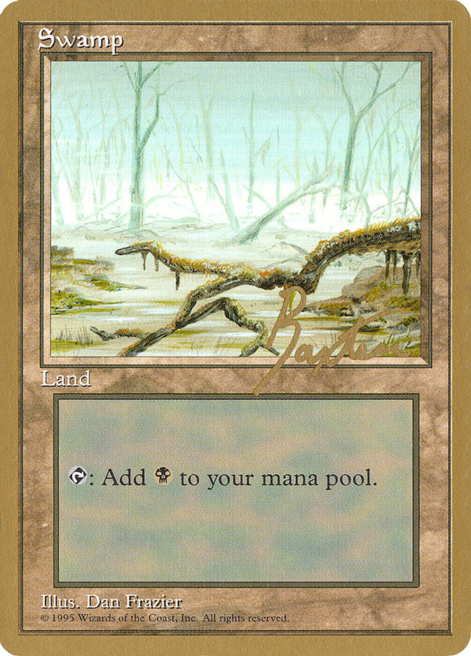 Swamp (gb372) (George Baxter) [Pro Tour Collector Set] | Exor Games Dartmouth