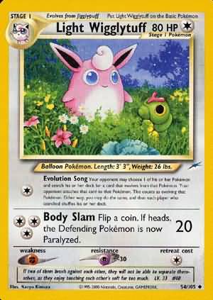Light Wigglytuff (54/105) [Neo Destiny Unlimited] | Exor Games Dartmouth