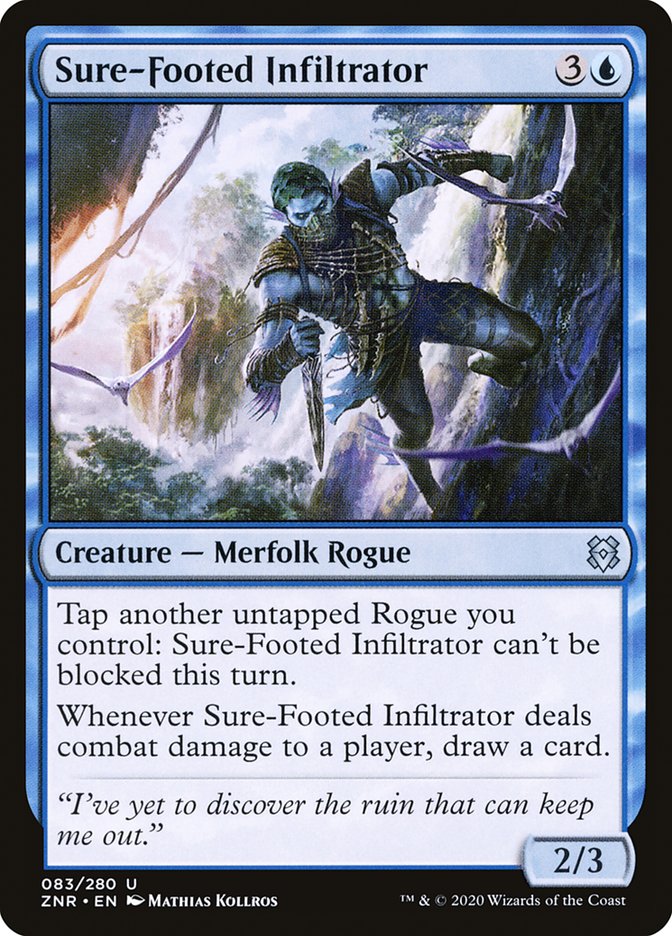 Sure-Footed Infiltrator [Zendikar Rising] | Exor Games Dartmouth