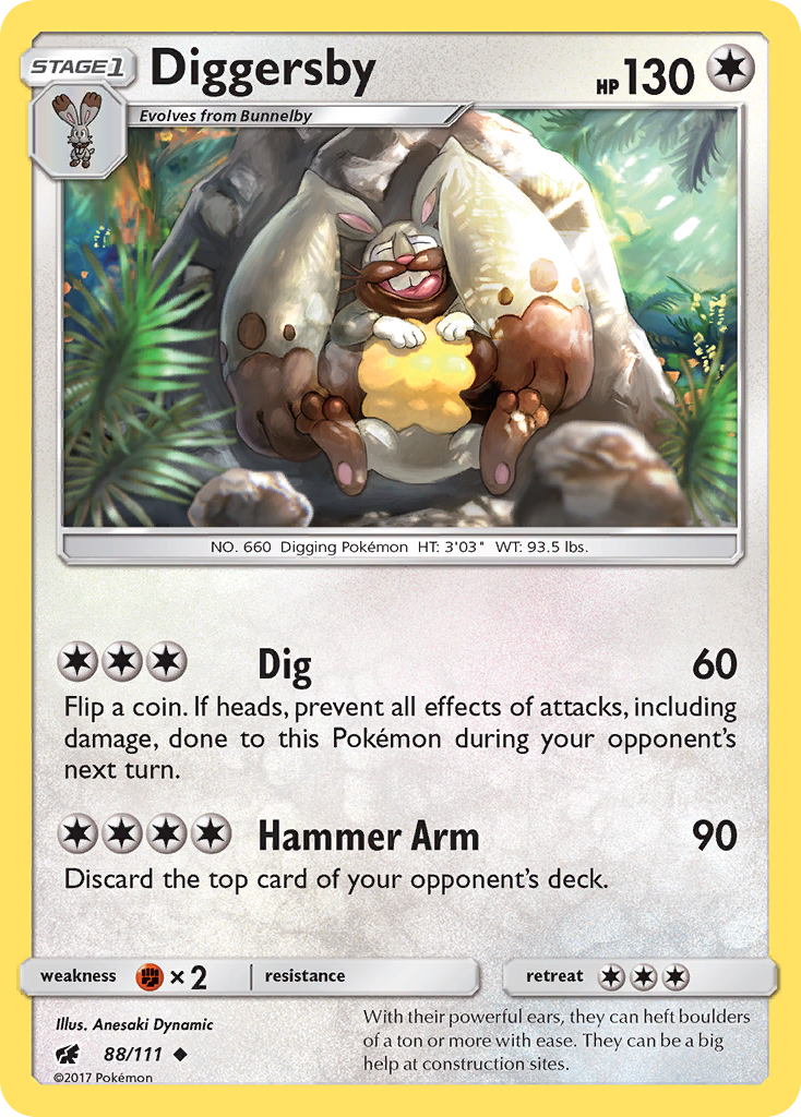 Diggersby (88/111) [Sun & Moon: Crimson Invasion] | Exor Games Dartmouth