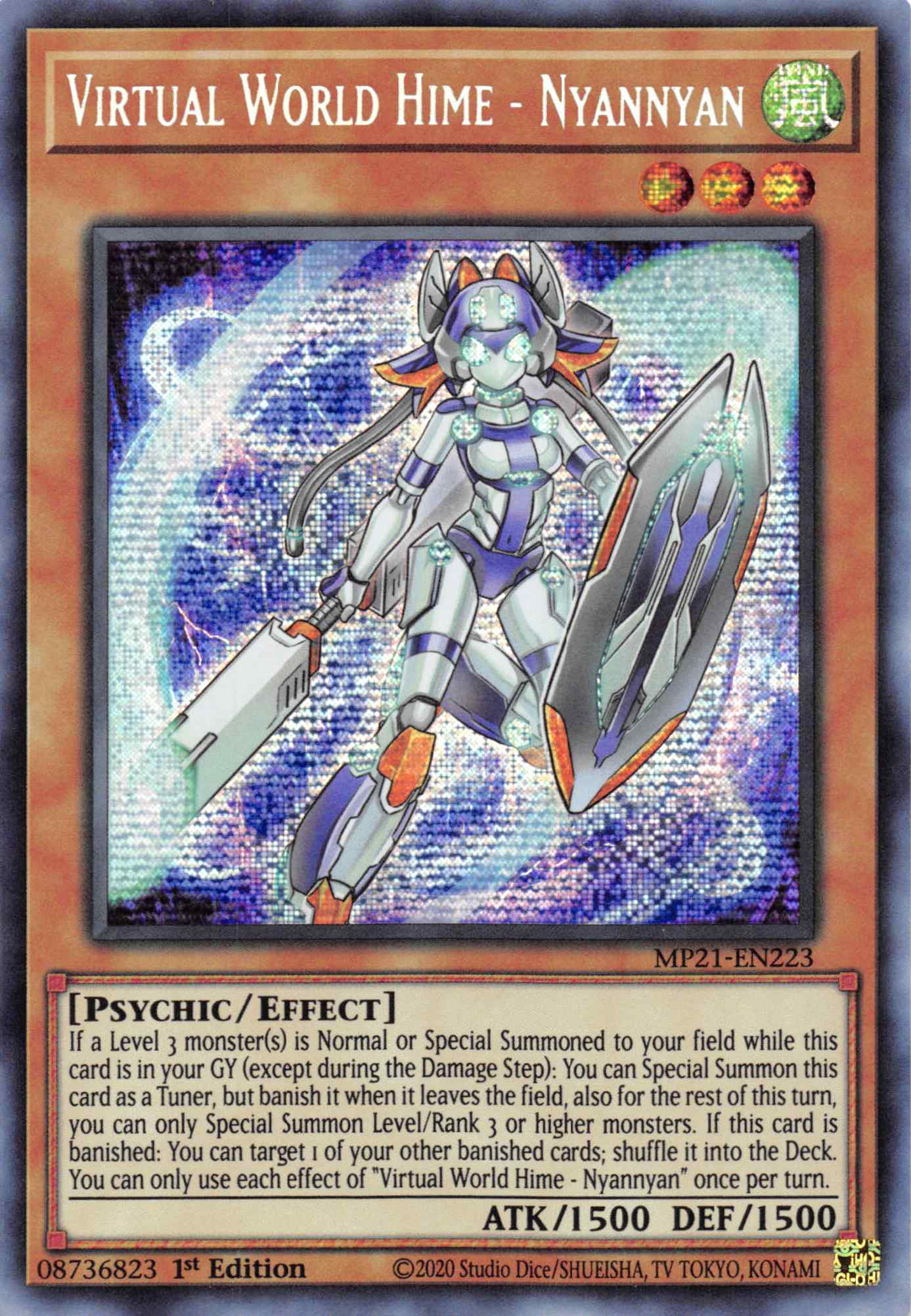 Virtual World Hime - Nyannyan [MP21-EN223] Prismatic Secret Rare | Exor Games Dartmouth