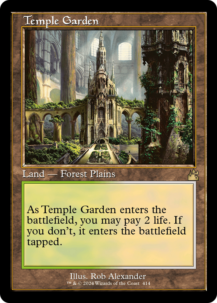 Temple Garden (Retro) [Ravnica Remastered] | Exor Games Dartmouth