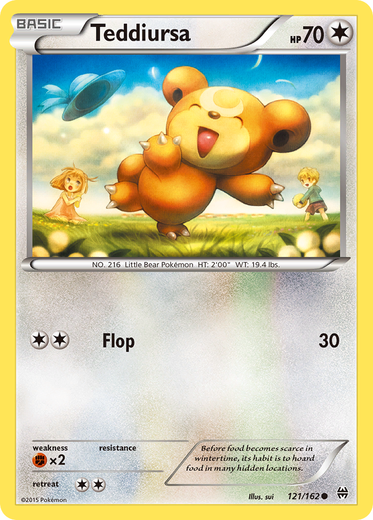 Teddiursa (121/162) [XY: BREAKthrough] | Exor Games Dartmouth