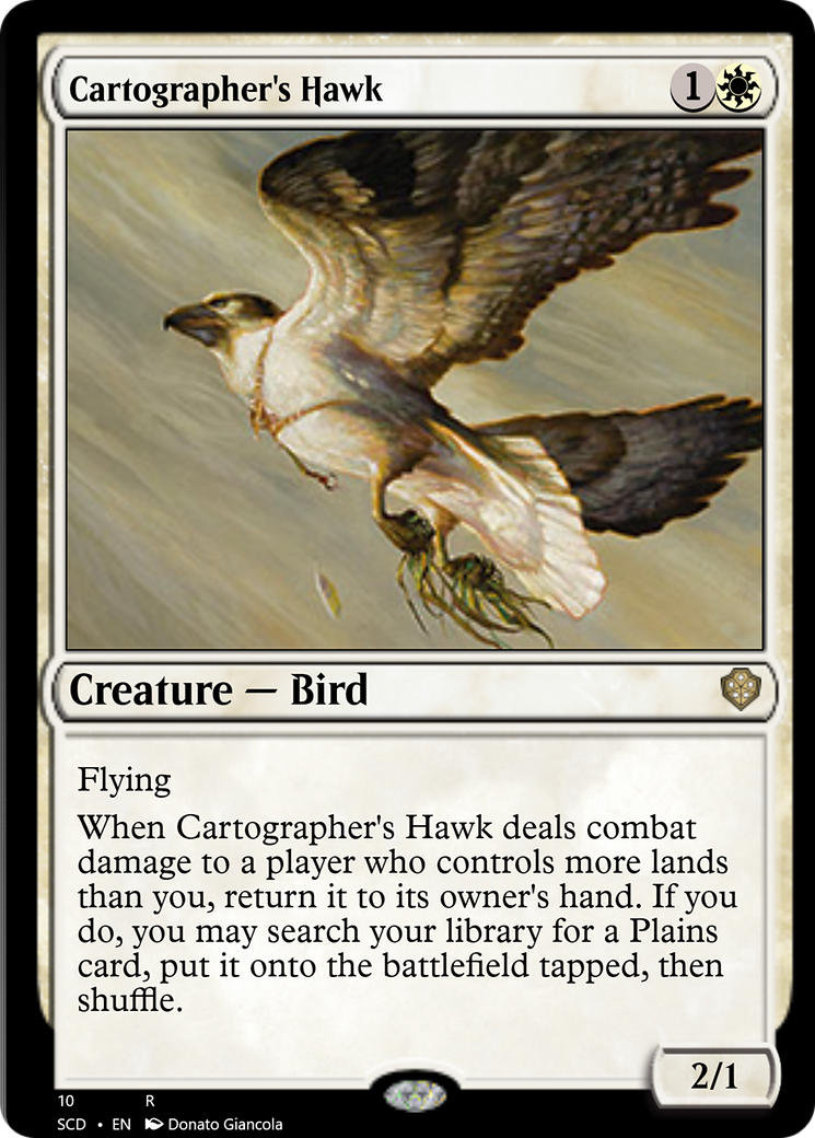 Cartographer's Hawk [Starter Commander Decks] | Exor Games Dartmouth