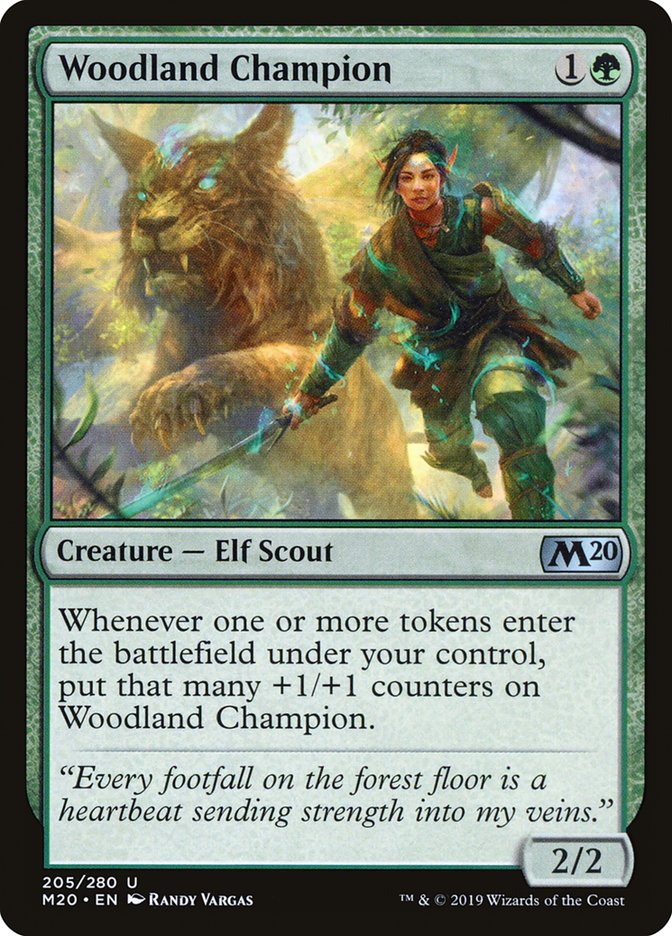 Woodland Champion [Core Set 2020] | Exor Games Dartmouth