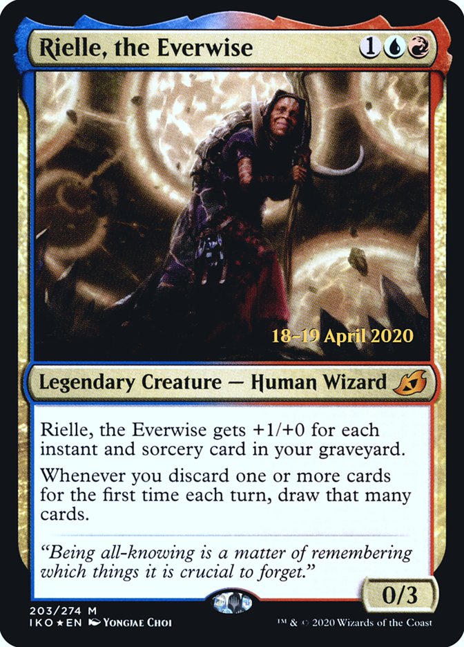 Rielle, the Everwise  [Ikoria: Lair of Behemoths Prerelease Promos] | Exor Games Dartmouth