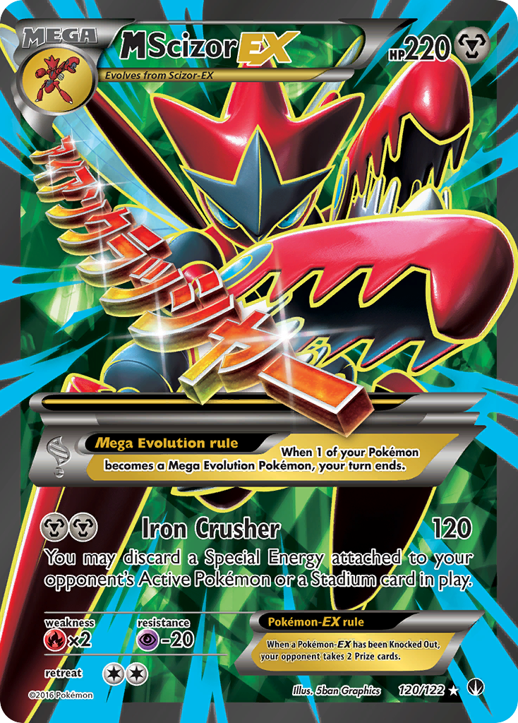 M Scizor EX (120/122) [XY: BREAKpoint] | Exor Games Dartmouth