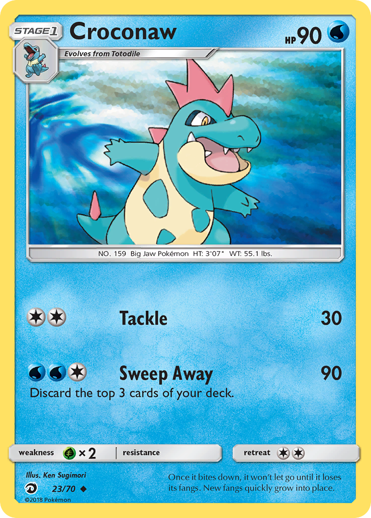 Croconaw (23/70) [Sun & Moon: Dragon Majesty] | Exor Games Dartmouth