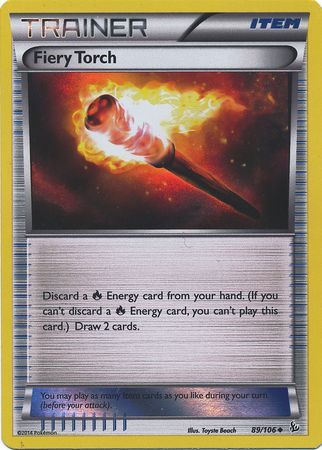 Fiery Torch (89/106) (Sheen Holo Pyroar Collection Exclusive) [XY: Flashfire] | Exor Games Dartmouth