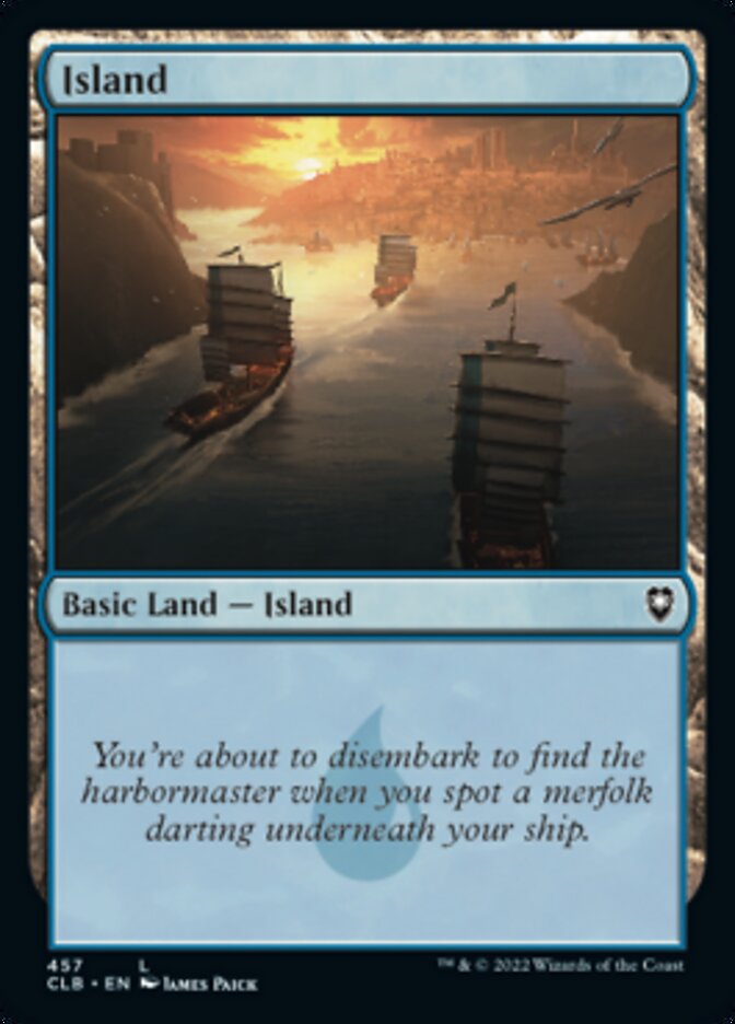 Island (457) [Commander Legends: Battle for Baldur's Gate] | Exor Games Dartmouth