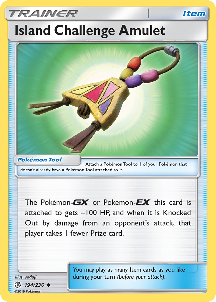 Island Challenge Amulet (194/236) [Sun & Moon: Cosmic Eclipse] | Exor Games Dartmouth