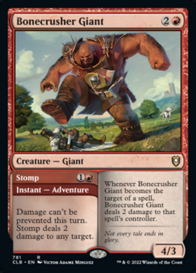 Bonecrusher Giant // Stomp [Commander Legends: Battle for Baldur's Gate] | Exor Games Dartmouth