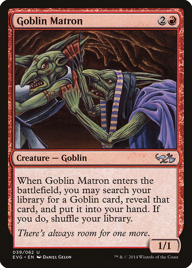 Goblin Matron (Elves vs. Goblins) [Duel Decks Anthology] | Exor Games Dartmouth