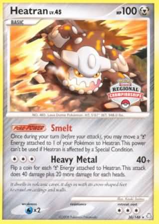 Heatran (30/146) (Regional Championships) [Diamond & Pearl: Legends Awakened] | Exor Games Dartmouth