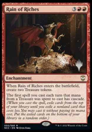 Rain of Riches (Promo Pack) [Streets of New Capenna Commander Promos] | Exor Games Dartmouth