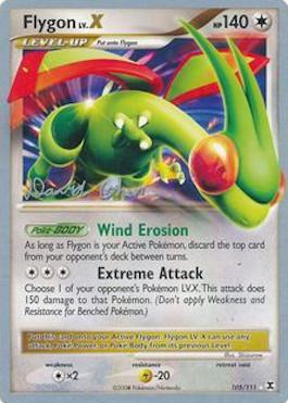 Flygon LV.X (105/111) (Stallgon - David Cohen) [World Championships 2009] | Exor Games Dartmouth