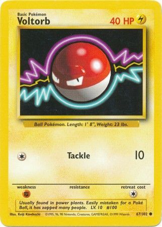 Voltorb (67/102) [Base Set Unlimited] | Exor Games Dartmouth