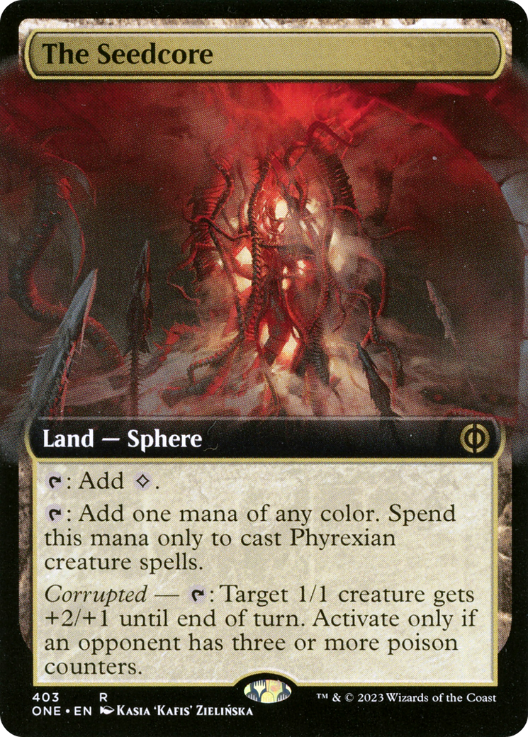 The Seedcore (Extended Art) [Phyrexia: All Will Be One] | Exor Games Dartmouth