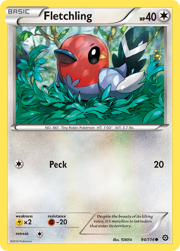 Fletchling (94/114) [XY: Steam Siege] | Exor Games Dartmouth