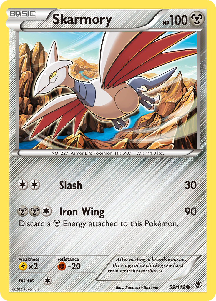 Skarmory (59/119) [XY: Phantom Forces] | Exor Games Dartmouth