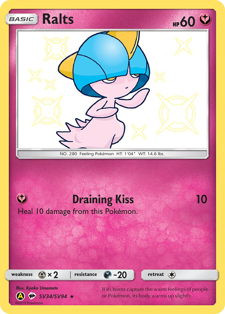Ralts (SV34/SV94) [Sun & Moon: Hidden Fates - Shiny Vault] | Exor Games Dartmouth