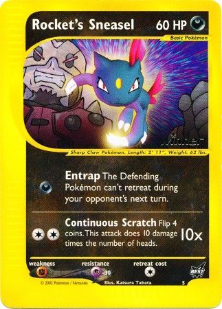 Rocket's Sneasel (5) (Winner) [Best of Promos] | Exor Games Dartmouth