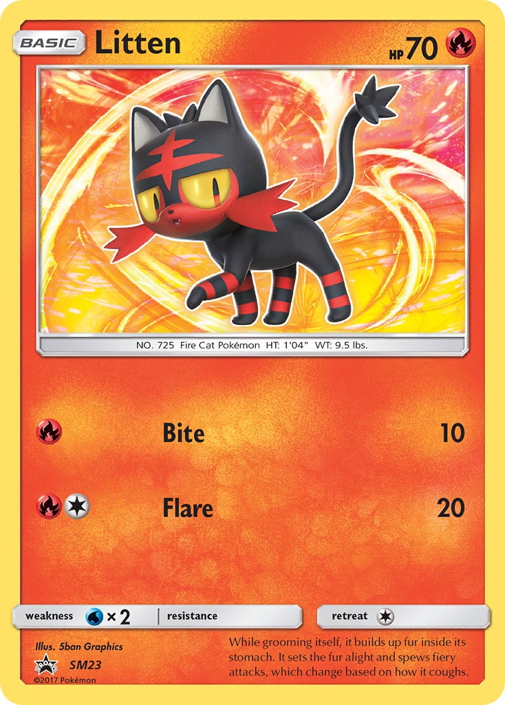 Litten (SM23) [Sun & Moon: Black Star Promos] | Exor Games Dartmouth