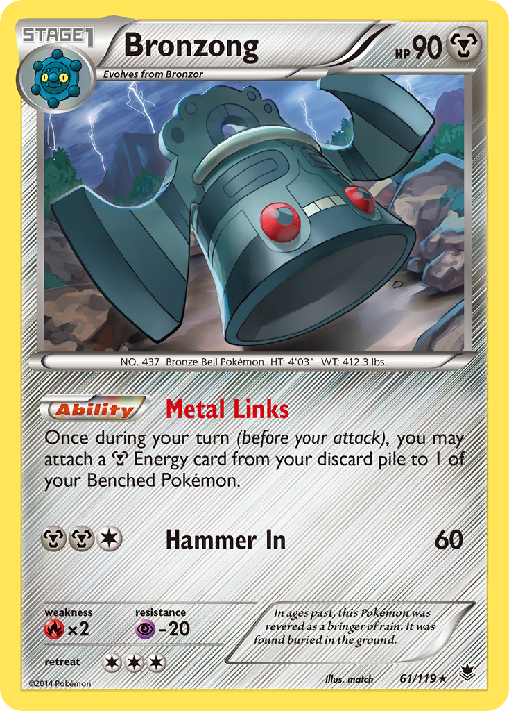 Bronzong (61/119) [XY: Phantom Forces] | Exor Games Dartmouth