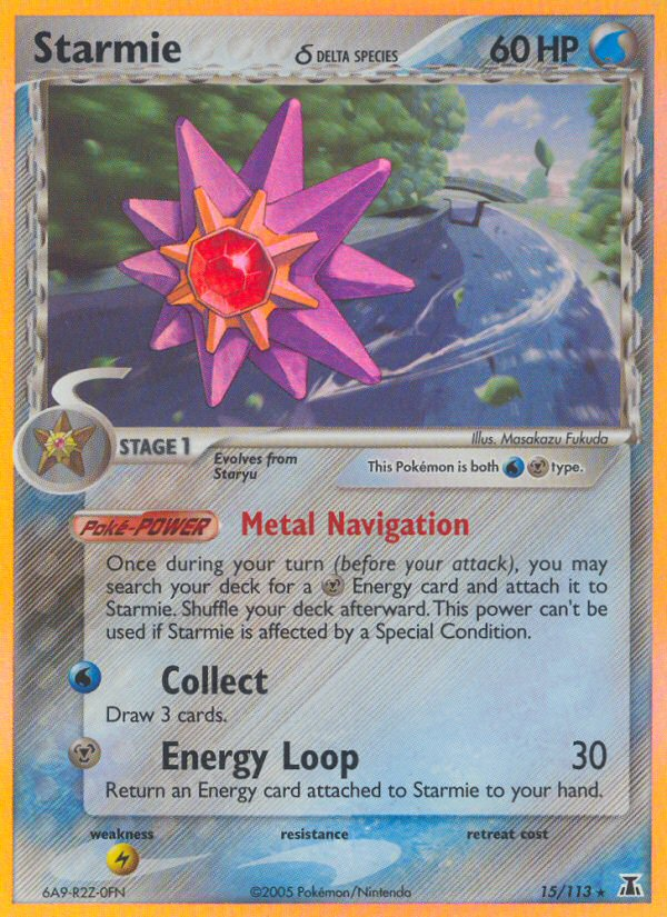 Starmie (15/113) (Delta Species) [EX: Delta Species] | Exor Games Dartmouth