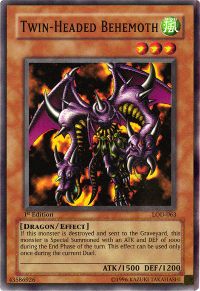 Twin-Headed Behemoth [LOD-063] Super Rare | Exor Games Dartmouth