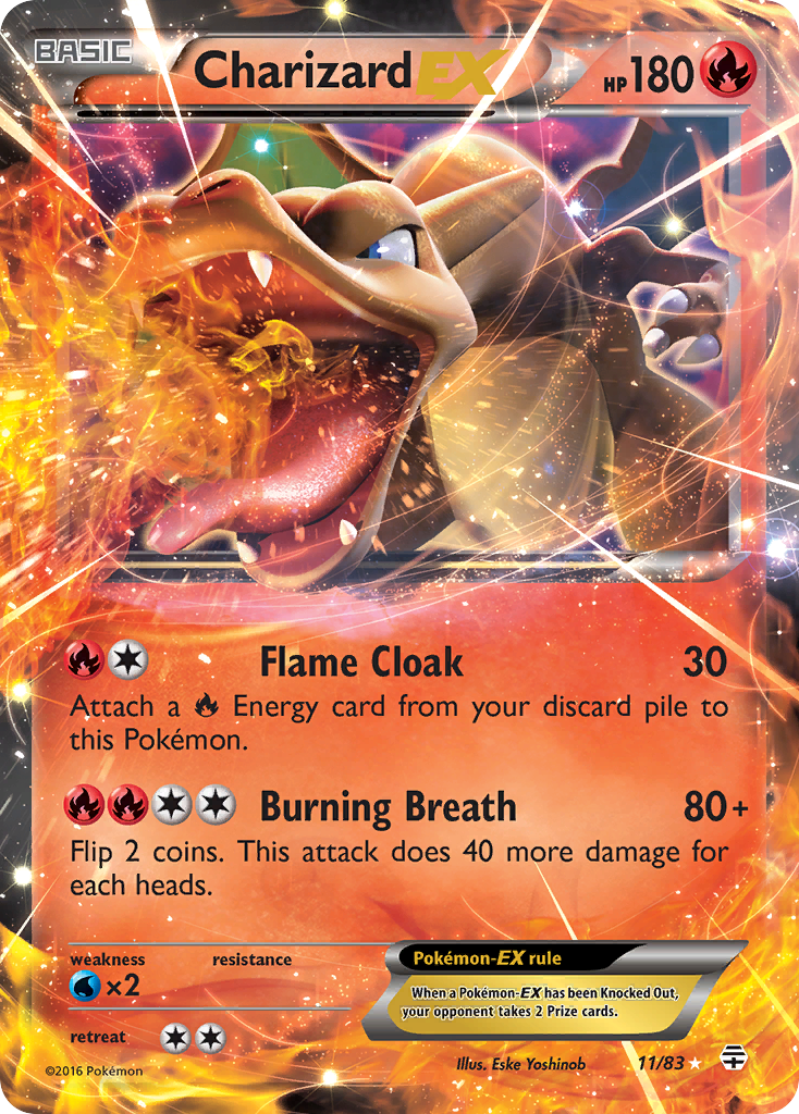 Charizard EX (11/83) [XY: Generations] | Exor Games Dartmouth