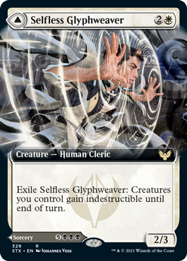 Selfless Glyphweaver // Deadly Vanity (Extended) [Strixhaven: School of Mages] | Exor Games Dartmouth