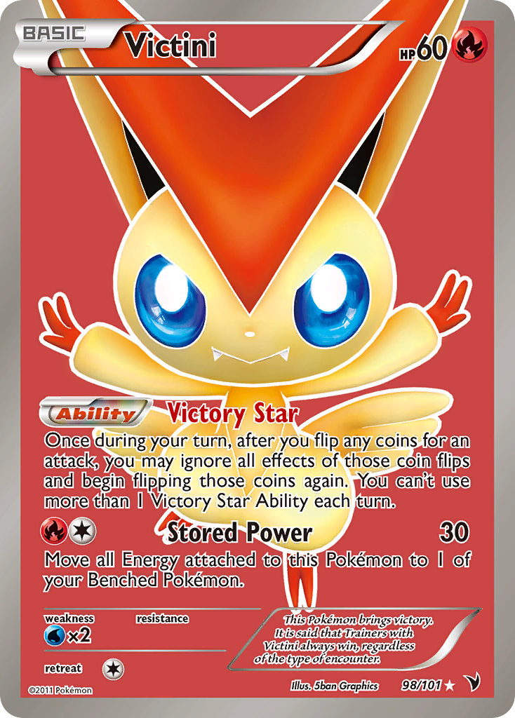 Victini (98/101) [Black & White: Noble Victories] | Exor Games Dartmouth