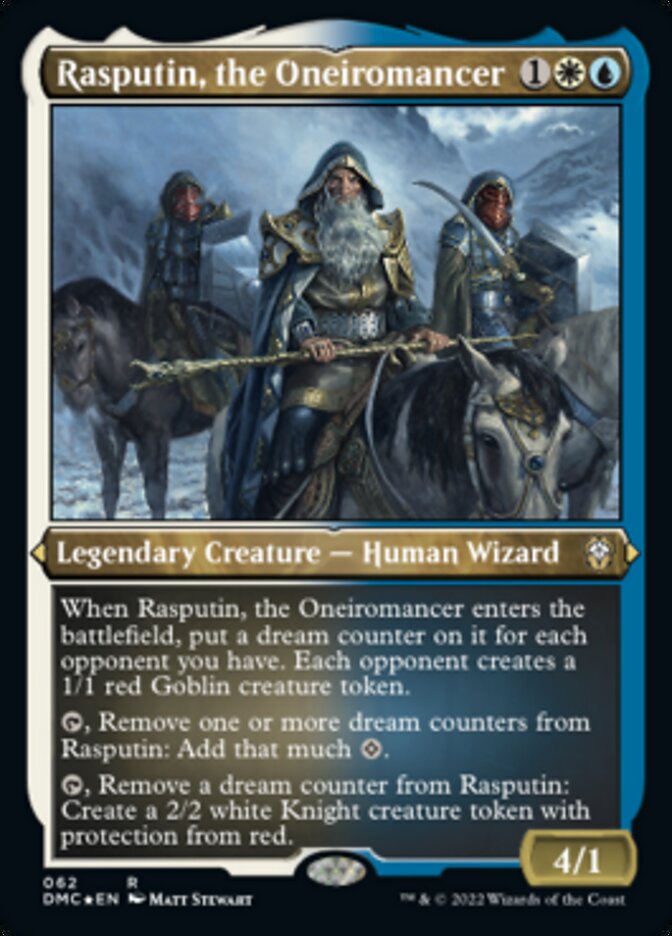 Rasputin, the Oneiromancer (Foil Etched) [Dominaria United Commander] | Exor Games Dartmouth