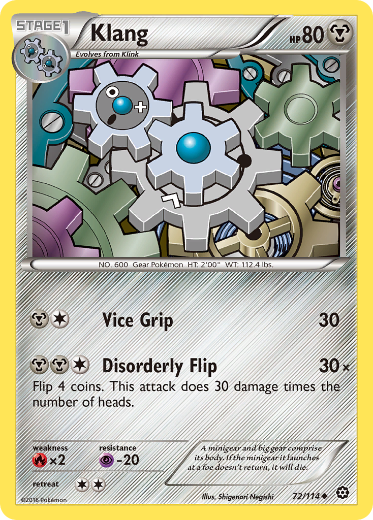 Klang (72/114) [XY: Steam Siege] | Exor Games Dartmouth